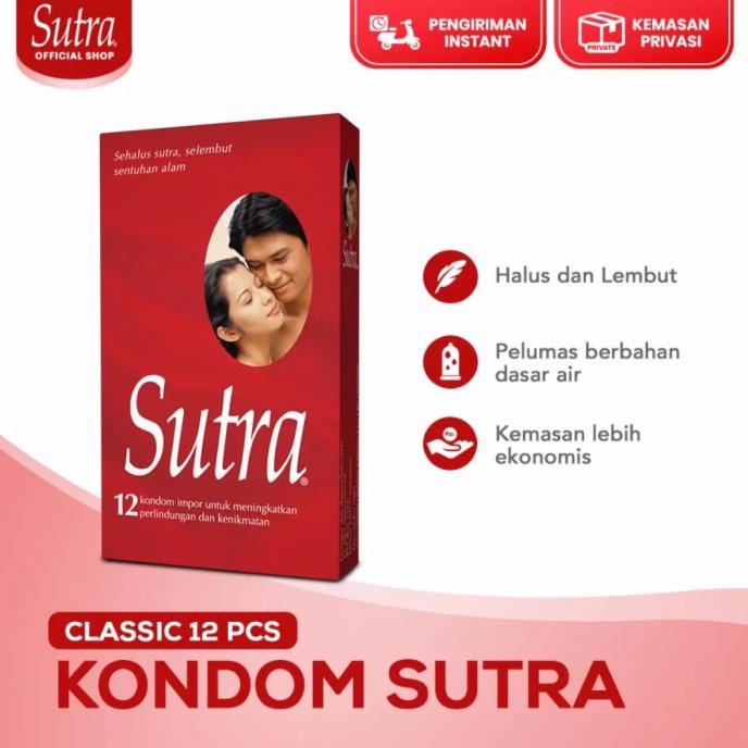 Kondom SUTRA MERAH  '12 Pcs / SUTRA OK '12 Pcs ORIGINAL-BPOM