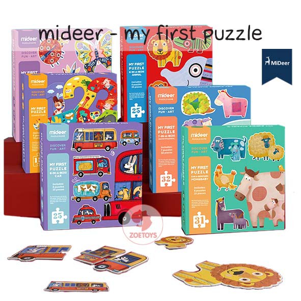 Zoetoys Mideer - My First Puzzle | Mainan Edukasi Anak | Dus | Cari Kado | Cari Kado Natal