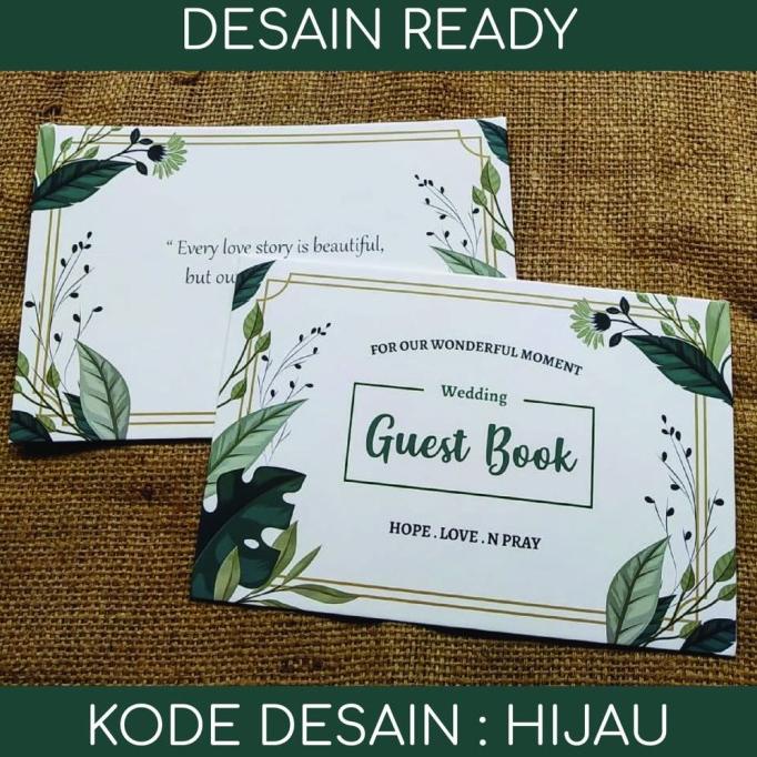 

teukuzulfikar37 READY STOK Buku Tamu Hardcover | Design Custom | Wedding DSS-17 TERLARIS TERPERCAYA ORIGINAL