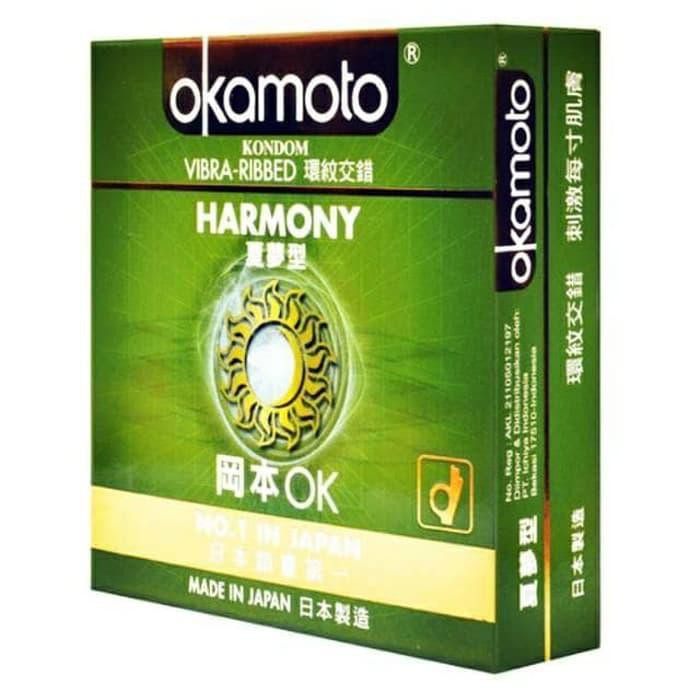 ORIGINAL KONDOM TIPIS BERGERIGI - OKAMOTO VIBRA ISI-3