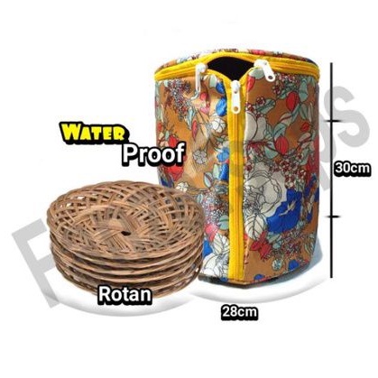 Tas piring jumbo 28cm Anti air/Tempat piring jumbo