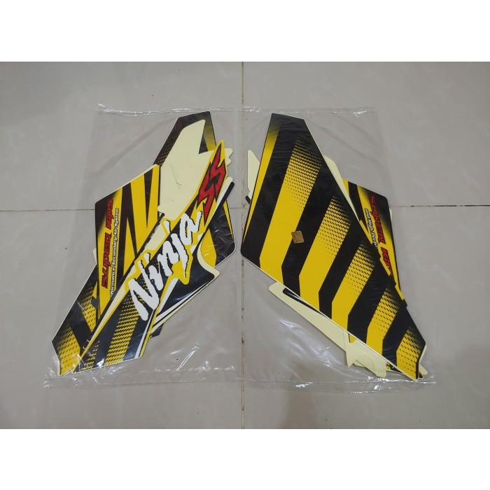 Jual Stiker Bodi Lis Body Striping Ninja Ss Hitam Kuning Shopee