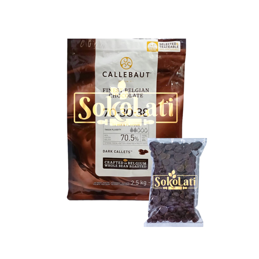 

Callebaut coklat couverture Dark 70. 5% 250gr