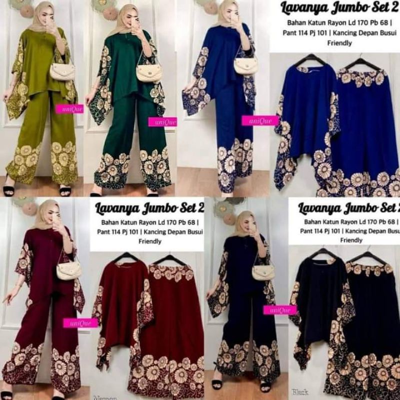 Setelan waka waka jumbo lavanya