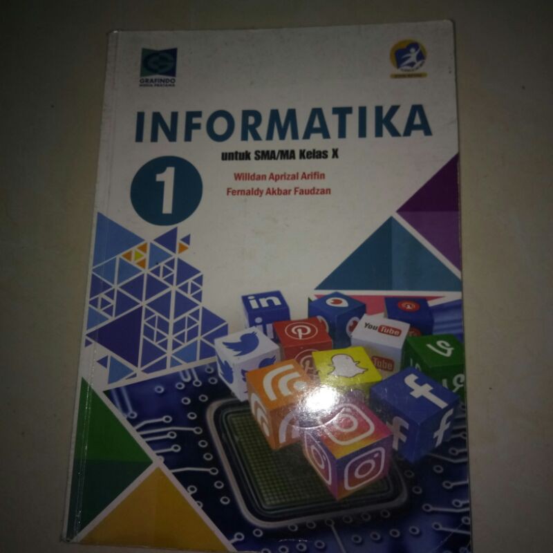 Jual Buku Informatika kelas X ( 10 ) Grafindo, abis blajar ini pasti