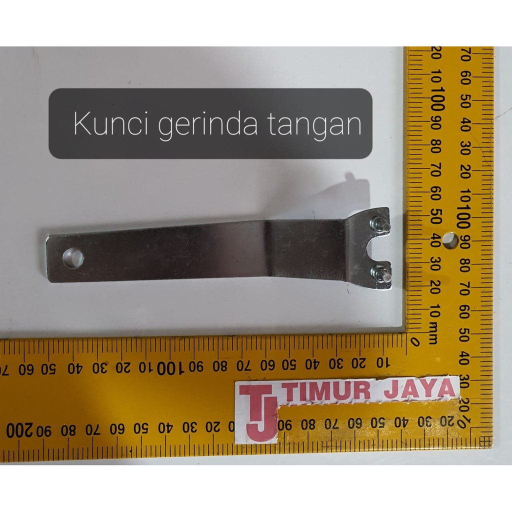 Kunci Mesin Gerinda Tangan 4&quot; Plat Tebal Universal Bosch, Mactec, Ryu