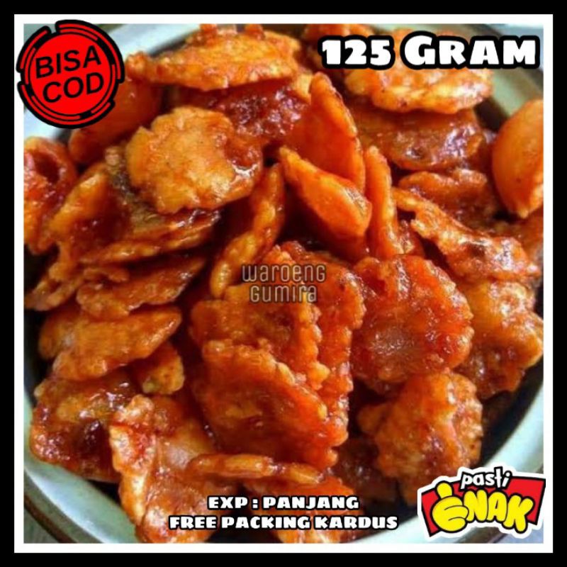 

EMPING MELINJO PEDAS 125 GRAM Snack Kiloan Makanan Ringan Cemilan Pedas Camilan pedas Jajanan Pedas