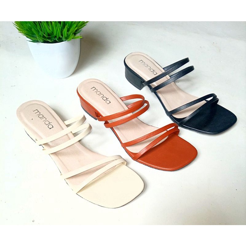 sandal hells wanita MD-01 hak tahu 3cm
