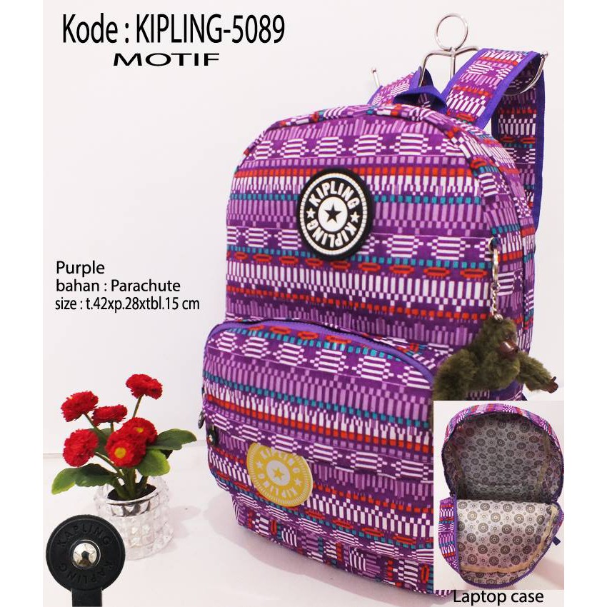 Tas Ransel Kipling Motif / TGB 5089