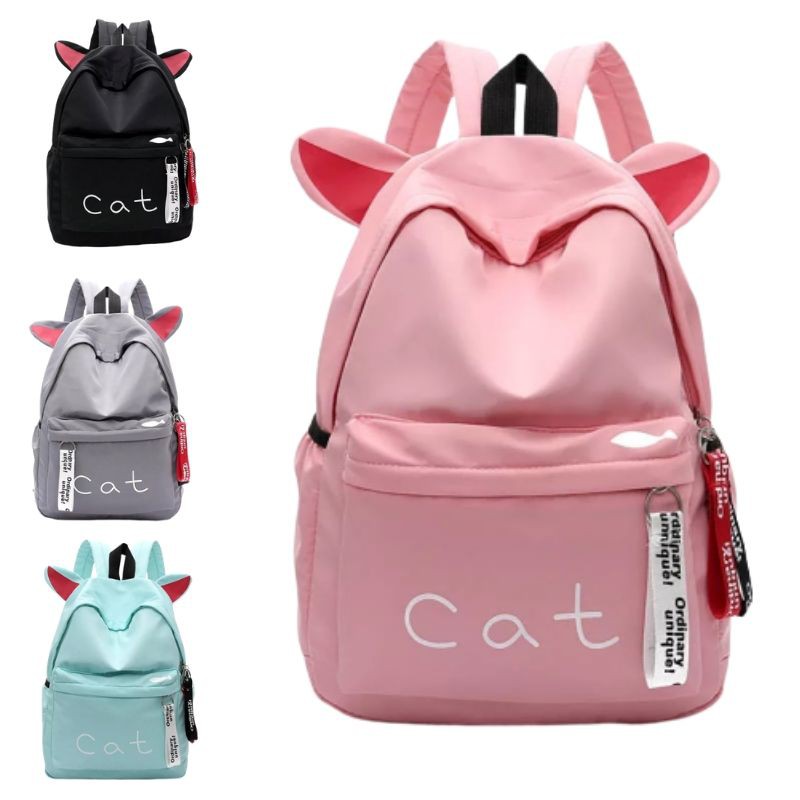 TAS RANSEL WANITA ALA  KOREA  FASHION BACKPACK THE NEW CAT  