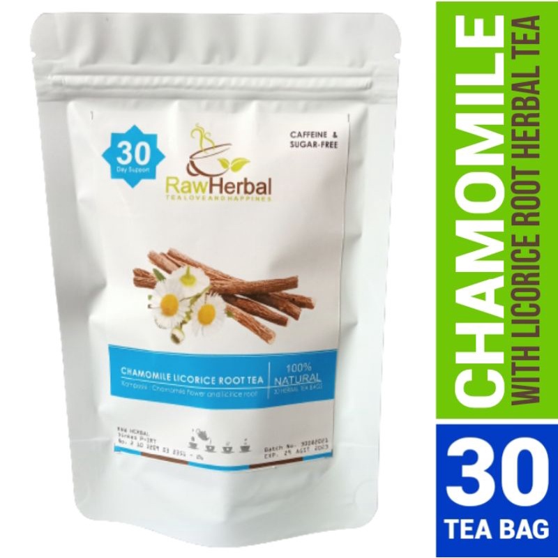 Chamomile Licorice Root Tea : Chamomile Flower With Licorice Root Tea 30 Tea Bag