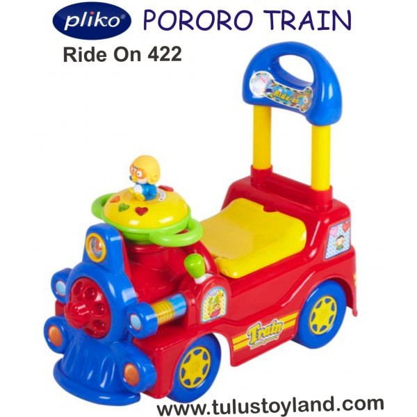 Pliko Pororo Train Ride On 422 TERBARU