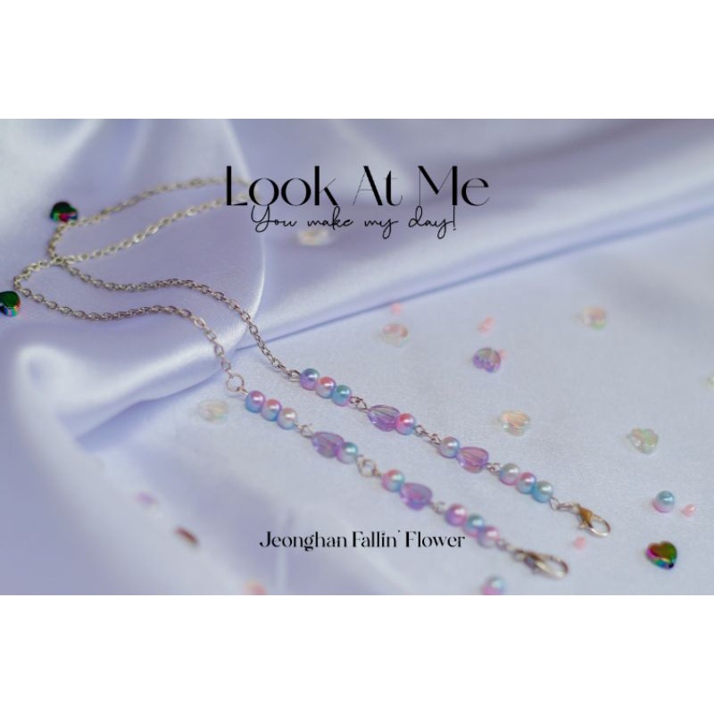 Strap Mask Kpop Jeonghan Fallin' Flower Seventeen/Tali masker kpop/Konektor Masker