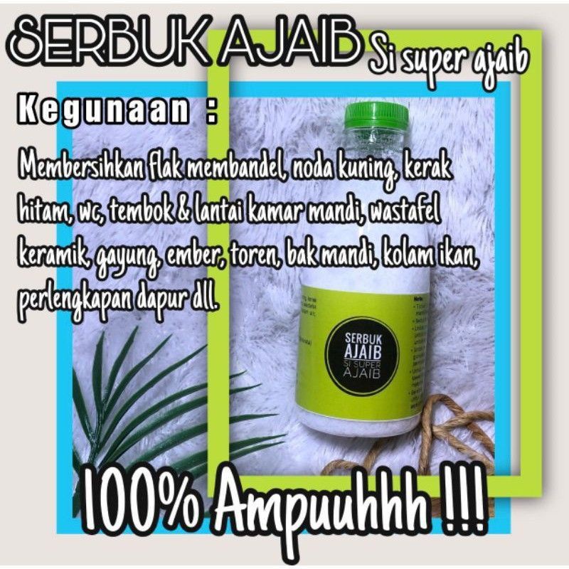 Serbuk Ajaib Pembersih Kamar Mandi