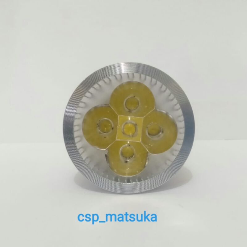Lampu LED Hologen E27 Matsuka LMH 3W/5W Cahaya Putih dan Kuning
