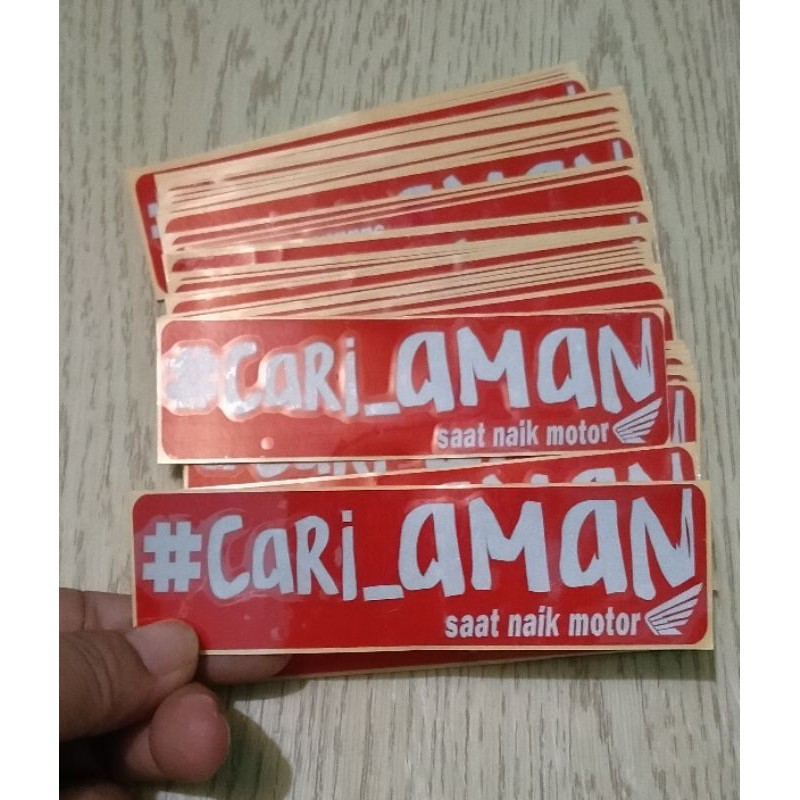 STICKER CARI AMAN CUTTING