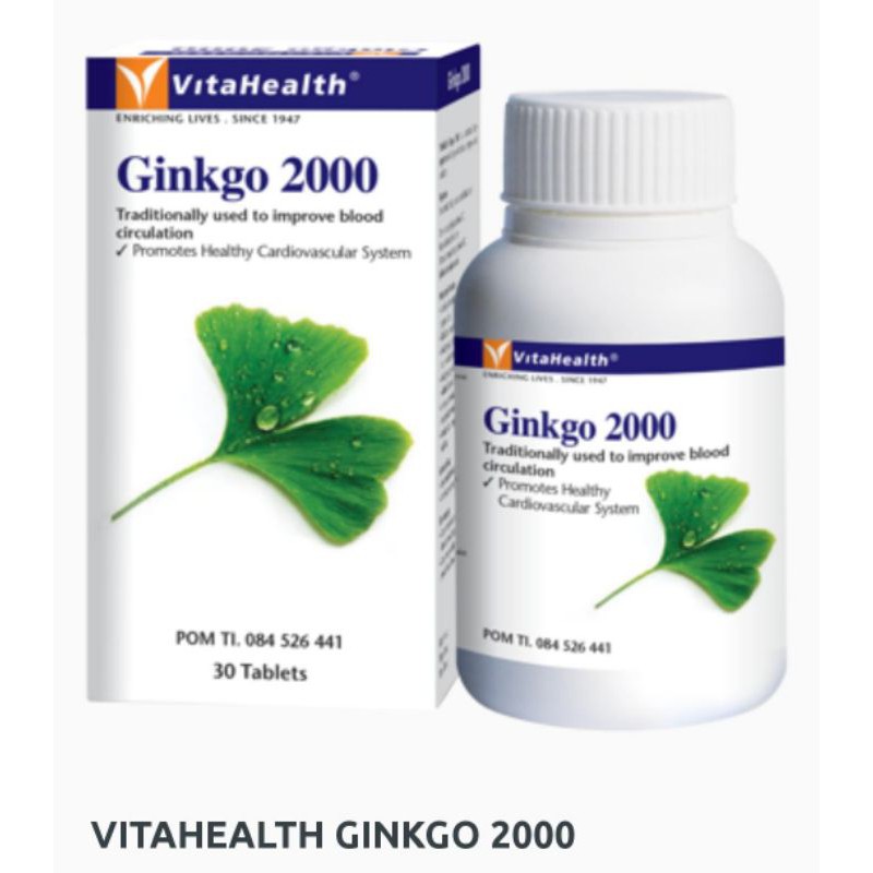 vitahealth ginkgo 2000 isi 30