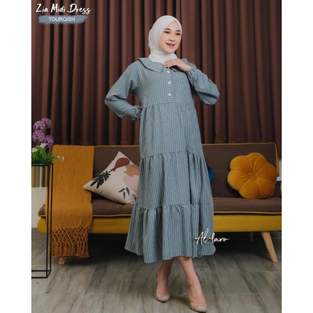 ZIA MIDI DRESS By ALFARO COLLECTION