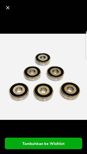 LAHAR RODA KLAVAR CVT BEARING CVT 6002-10 BOSH BEAT-VARIO