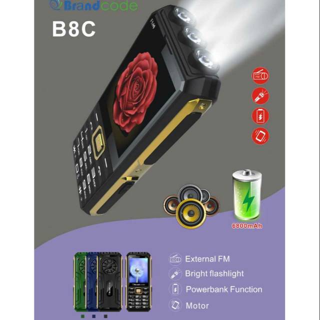 BRANDCODE B8C BY DCS -2,8" -  POWERBANK