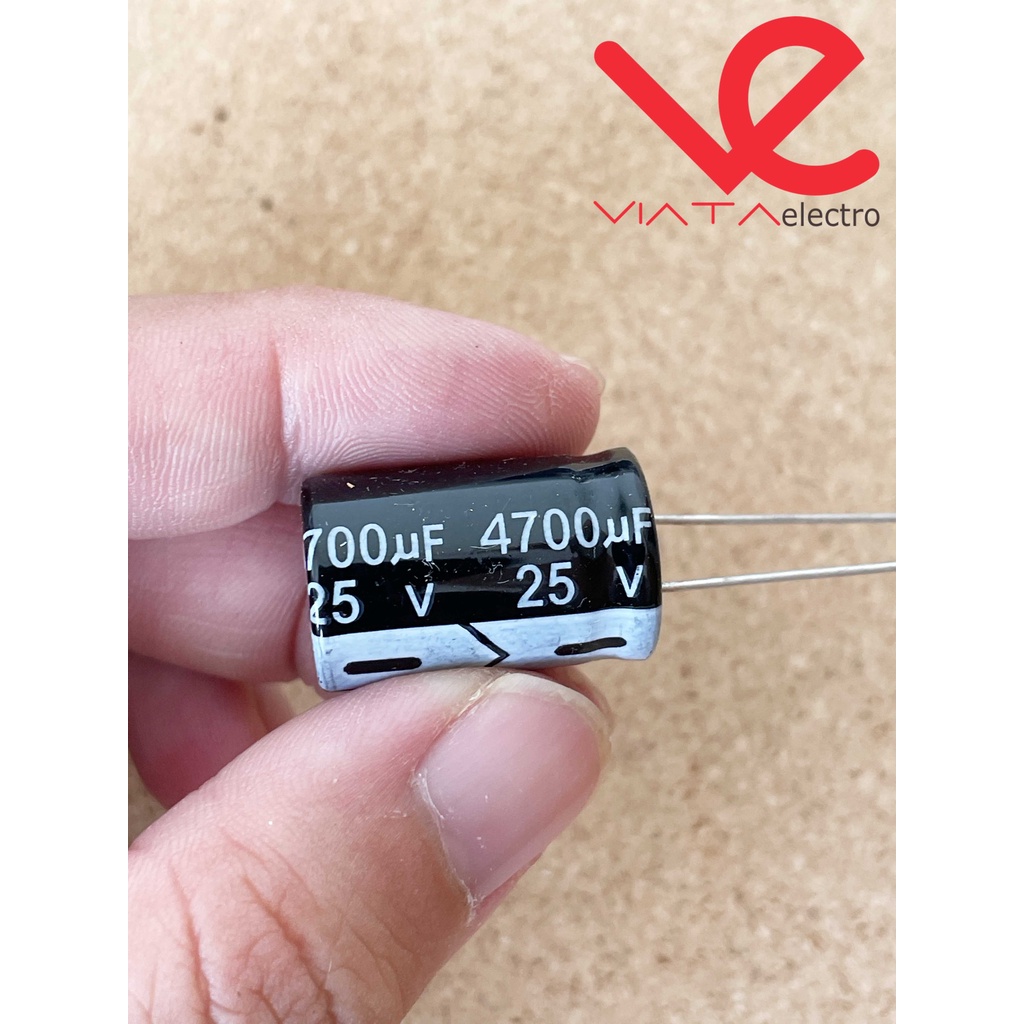 KAPASITOR ELCO 4700UF 25V (1 BUAH) KAPASITOR CAPACITOR ELKO KAPASITOR 4700 UF 25 V