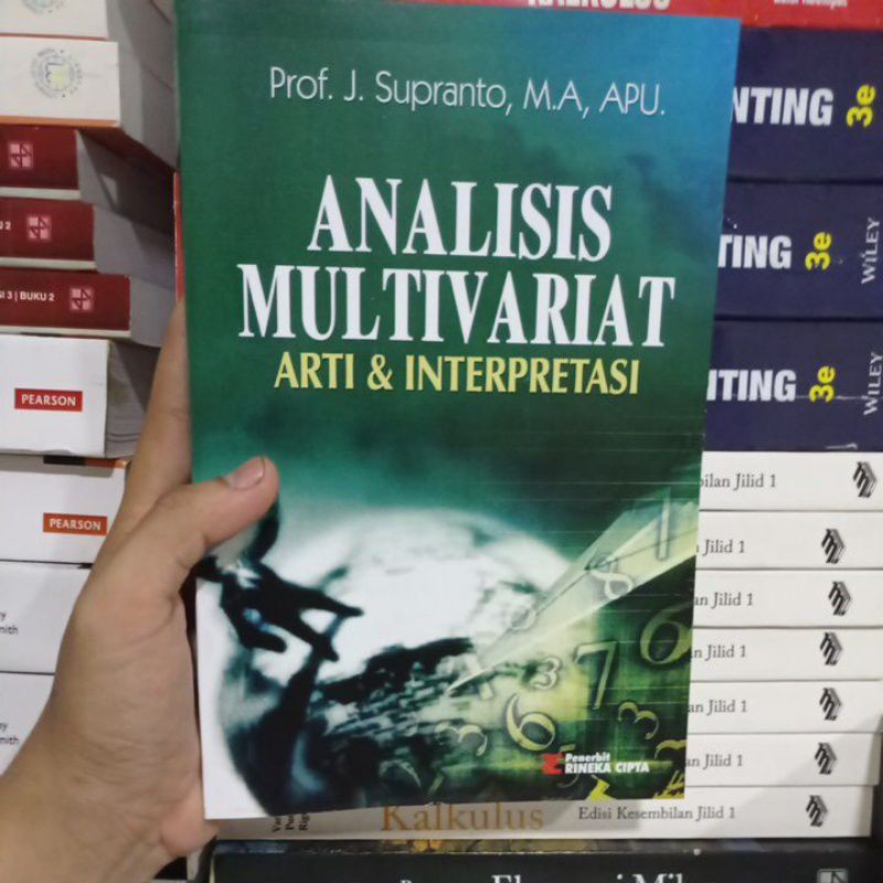 Jual Analisis Multivariat Arti Interpretasi By J Supranto Shopee