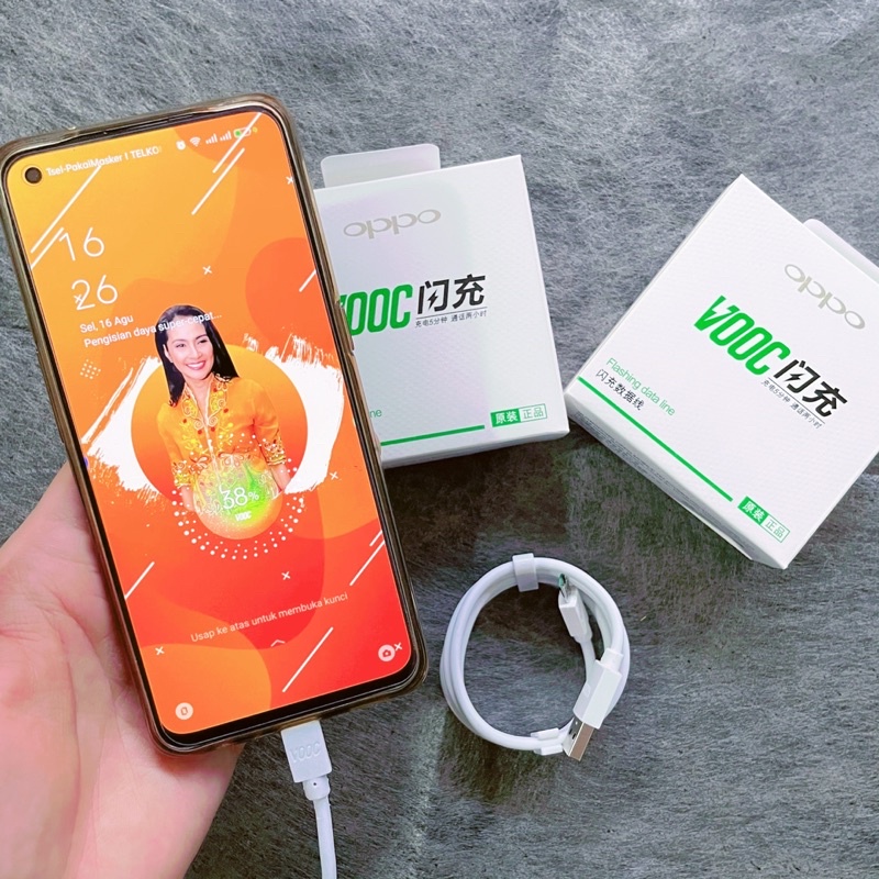 【1087】[GROSIR/COD]Kabel Data OPPO R17 Ori USB Kabel Tipe-c/Micro Suport Fast Charging Vooc