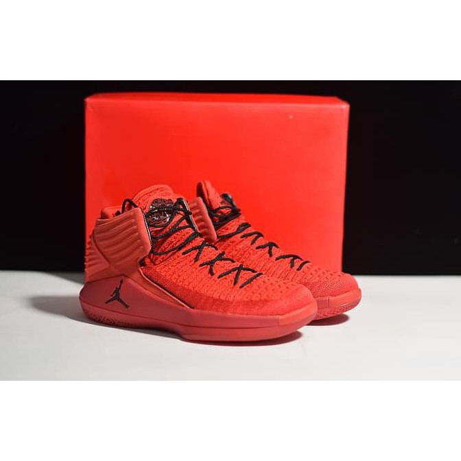BI9 SALE Nike High Air Jordan 32 XXXII RED Rosso Corsa Perfect Kick Original PK SDWD