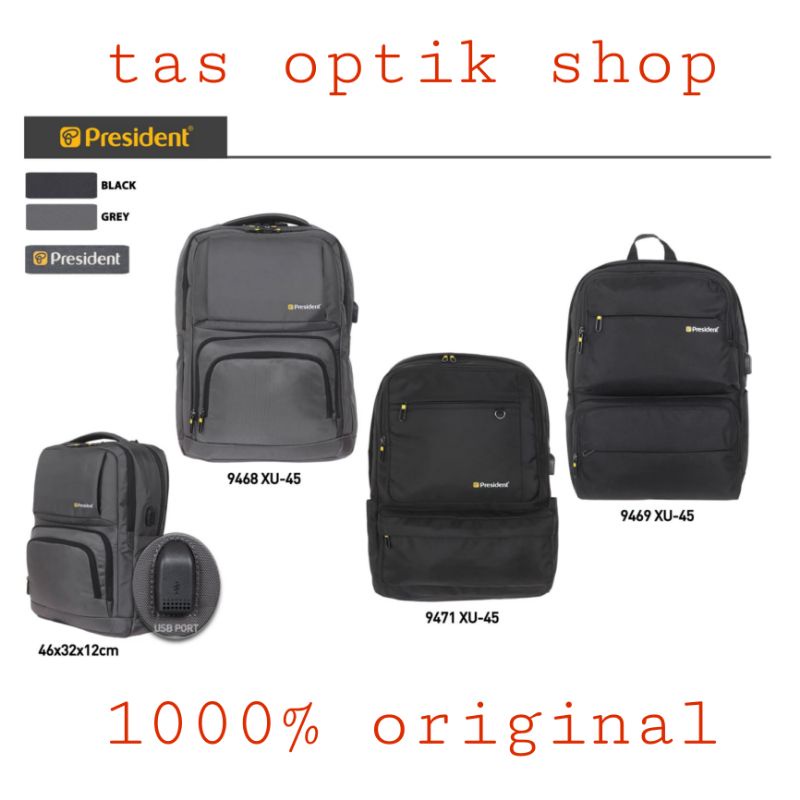 tas sekolah merk president original keren