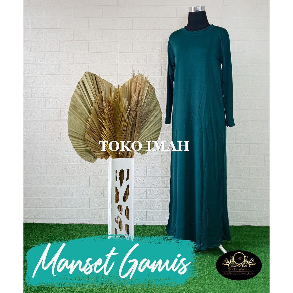 [TERJUAL] GAMIS POLOS PANJANG BAHAN JERSEY HALUS DAN NYAMAN DI PAKAI BISA COD TOKOIMAH