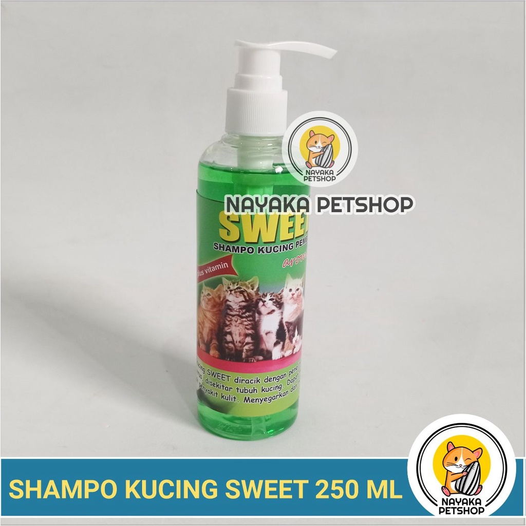 Sweet 250 ml Shampo Kucing Anti Jamur Scabies