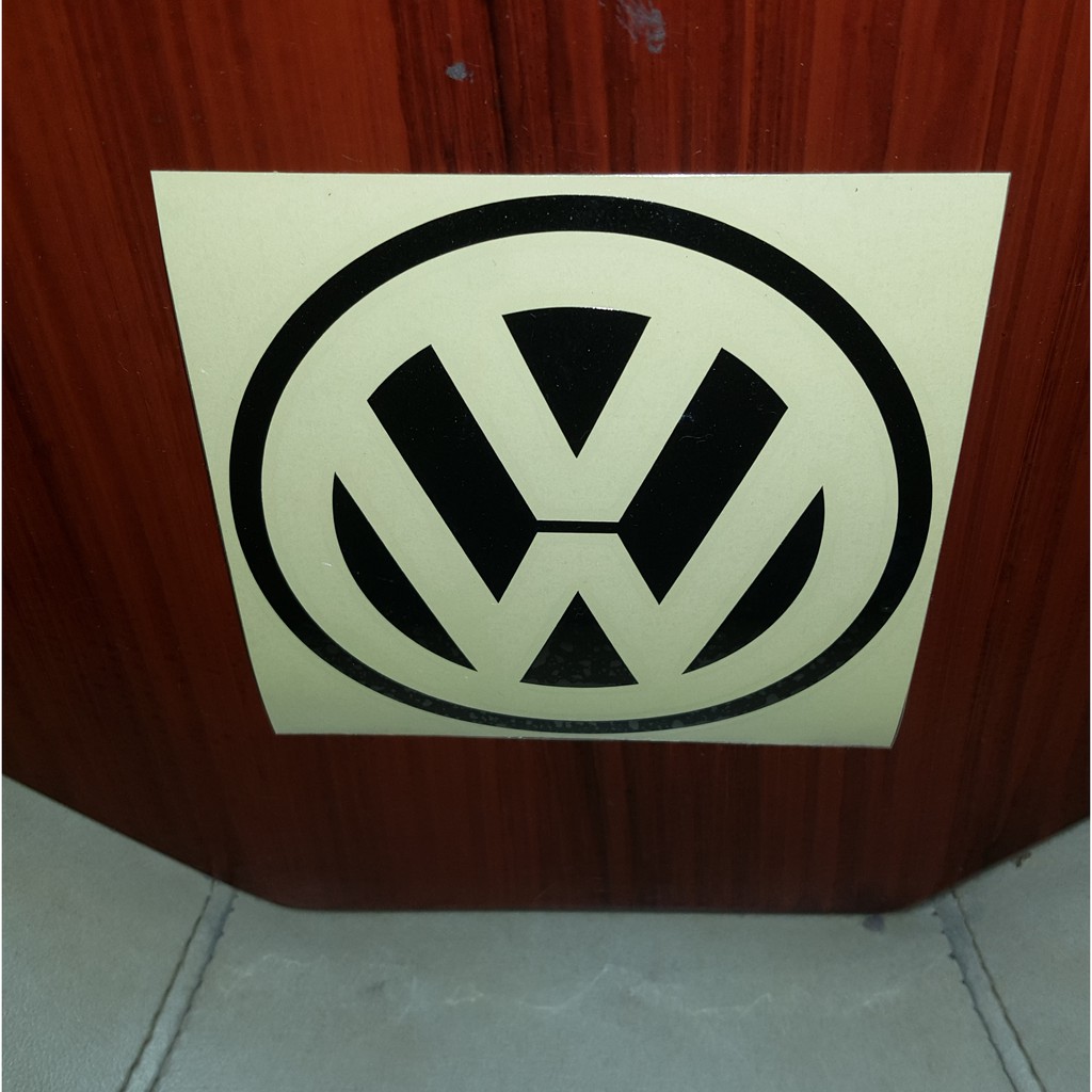 sticker mobil logo VW