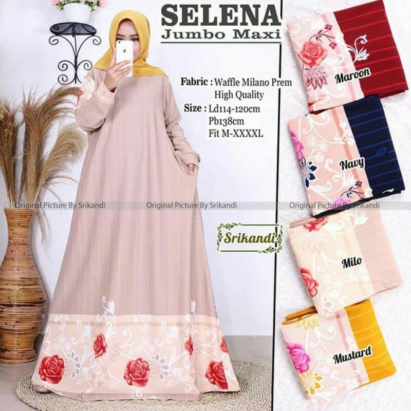 SELENA JUMBO MAXY/JUMBO DRESS/GAMIS JUMBO/MAXY JUMBO