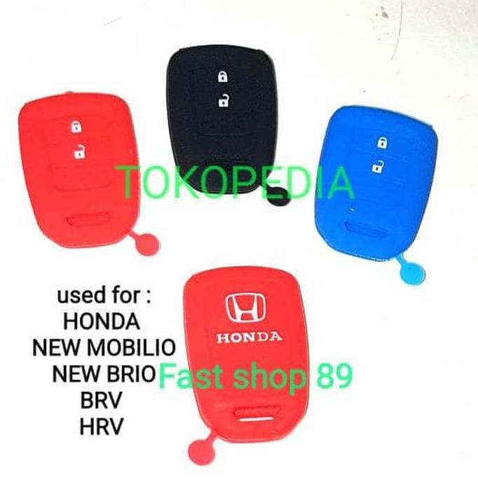 kuncmbl10.49- sarung kondom silicon kunci alarm honda new brio - sk003 -toko-aksesoris-mobil-