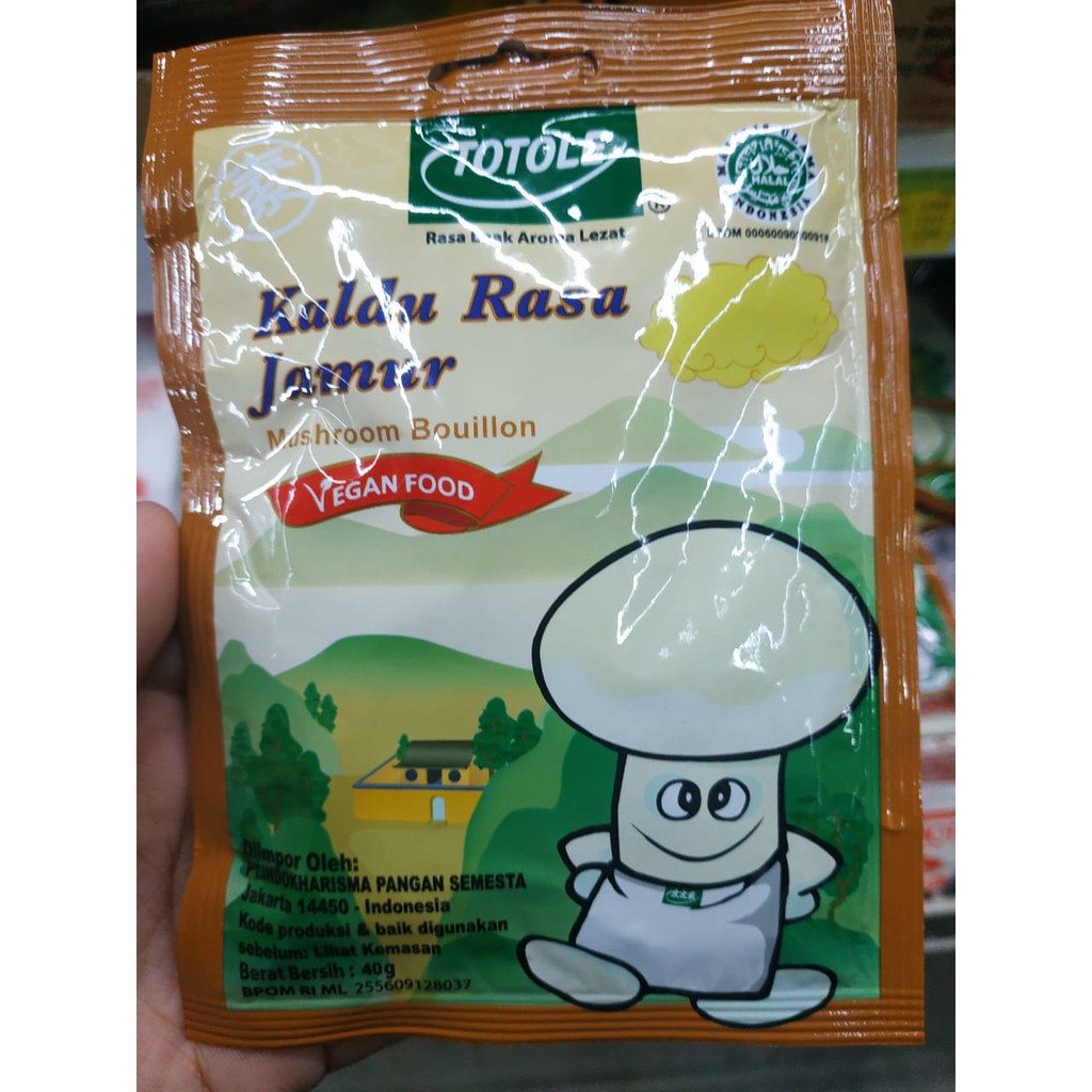 

Penyedap Rasa Kaldu Jamur Totole 40gr