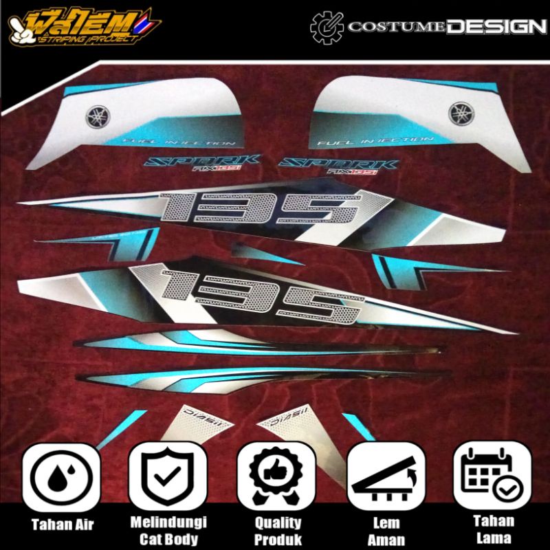 STRIPING JUPITER MX OLD / STICKER SPARK RX 135