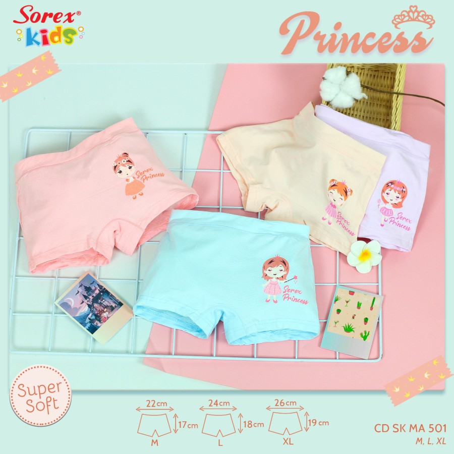 Celana dalam anak Cd boxer sorex kids MA 501