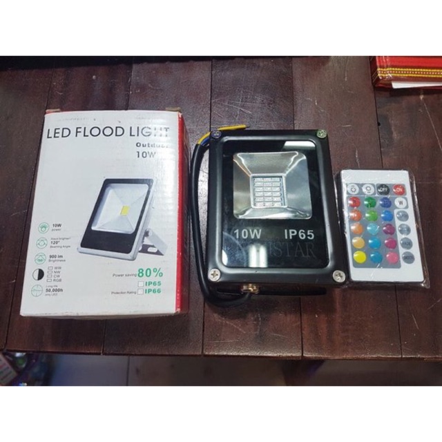 Lampu sorot led 10 watt 10w RGB warna warni 10 watt kap lampu tembak 10 watt rgb warna warni