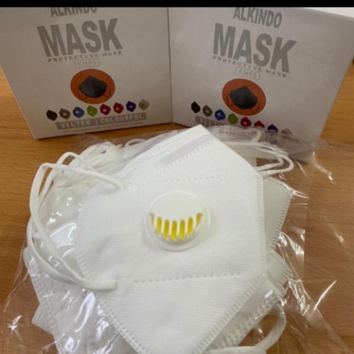 masker kn95 respirator ALKINDO 1 box isi 10pcs