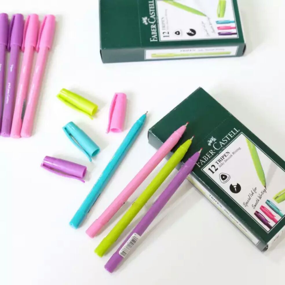 

Bolpen Pulpen Bolpoint TRIPEN Faber Castel 0.7MM