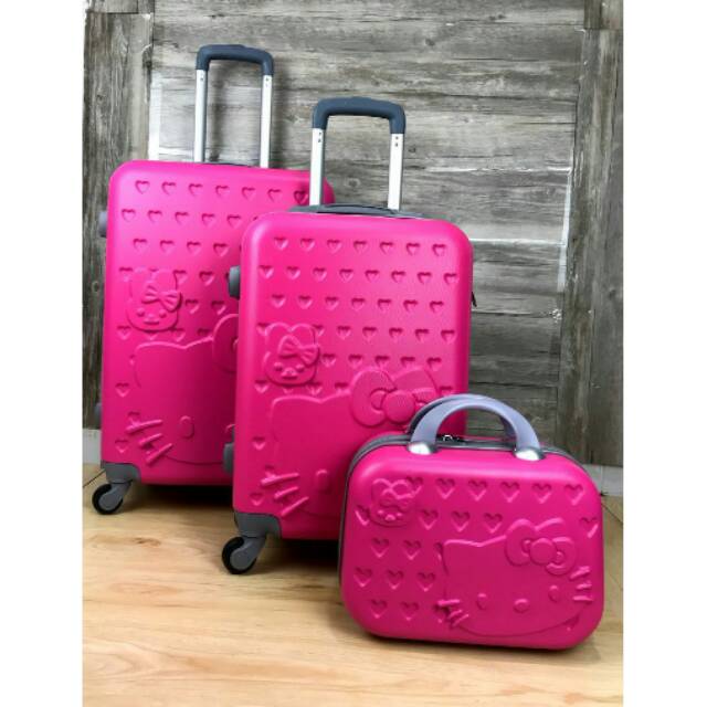 KOPER TRAVEL SET 3 IN 1 HELLO KITTY PINK FANTA