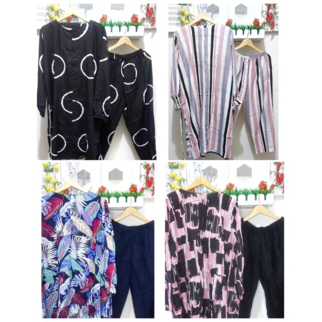 setcel jumbo ld 140/ one set jumbo ld 140/ setelan rayon jumbo ld 140