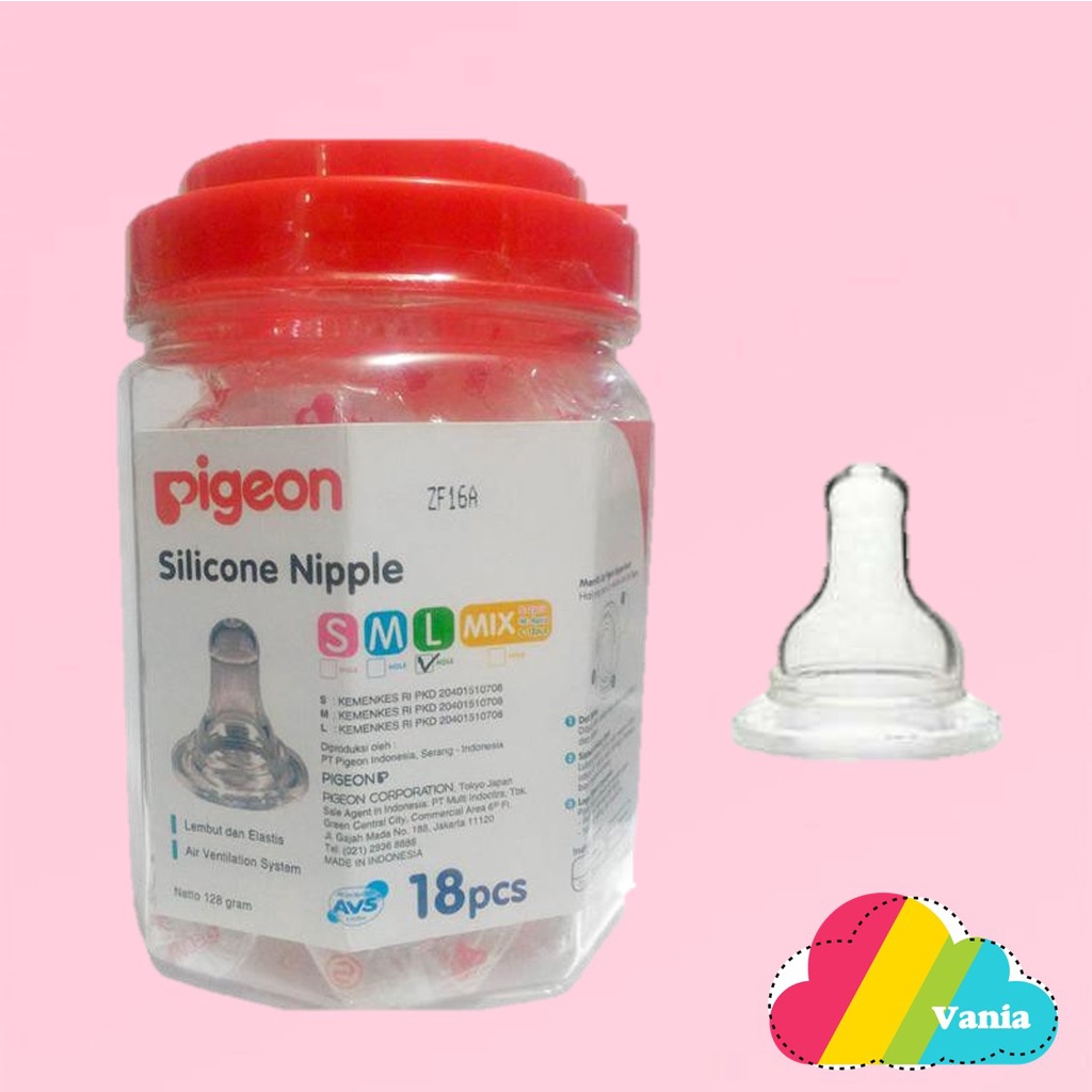 DOT PIGEON / Pigeon silicone nipple dot ekonimis 1 pc empeng