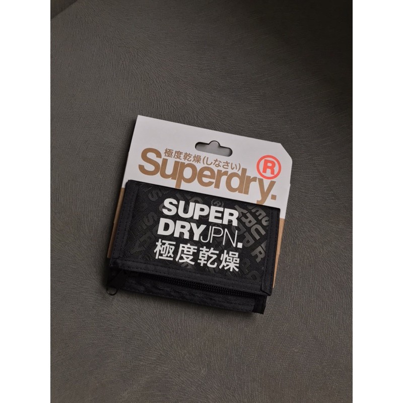 Superdry fold polyester wallet original 100%