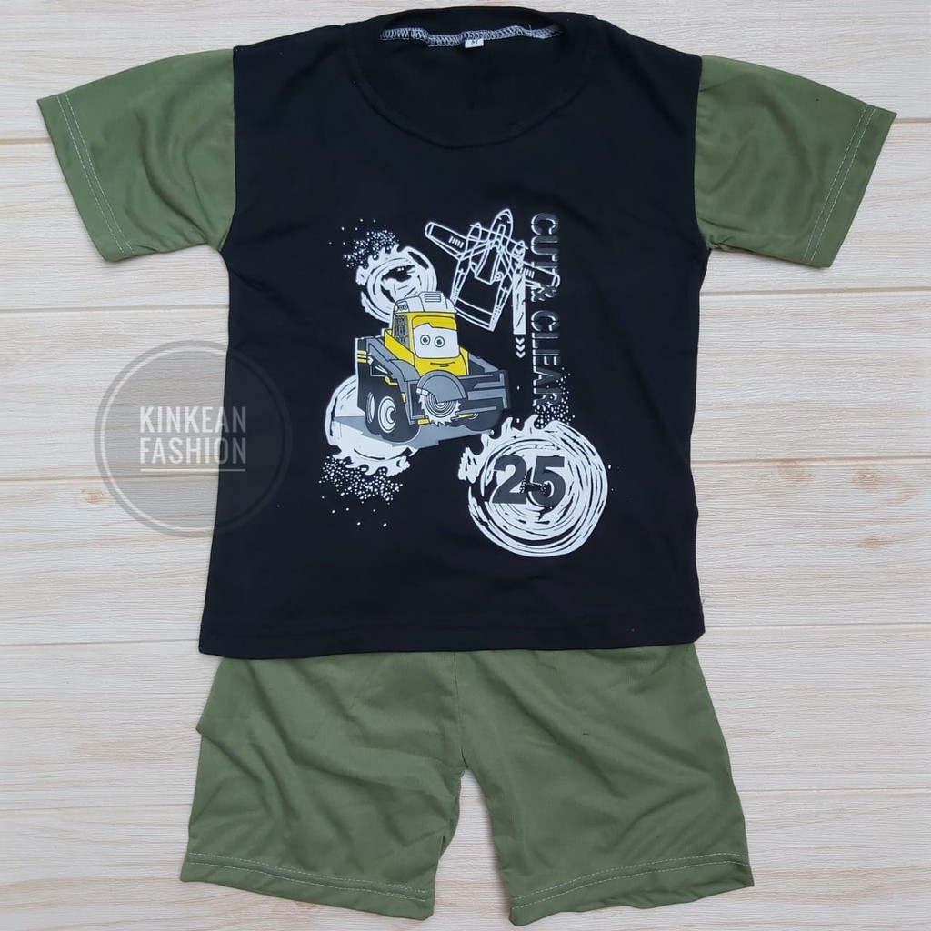 Setelan Kaos Anak / Baju Anak Size M 3-4 tahun