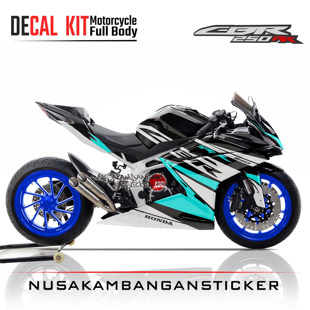 Stiker CBR 250 RR – RR Racing Black Blue