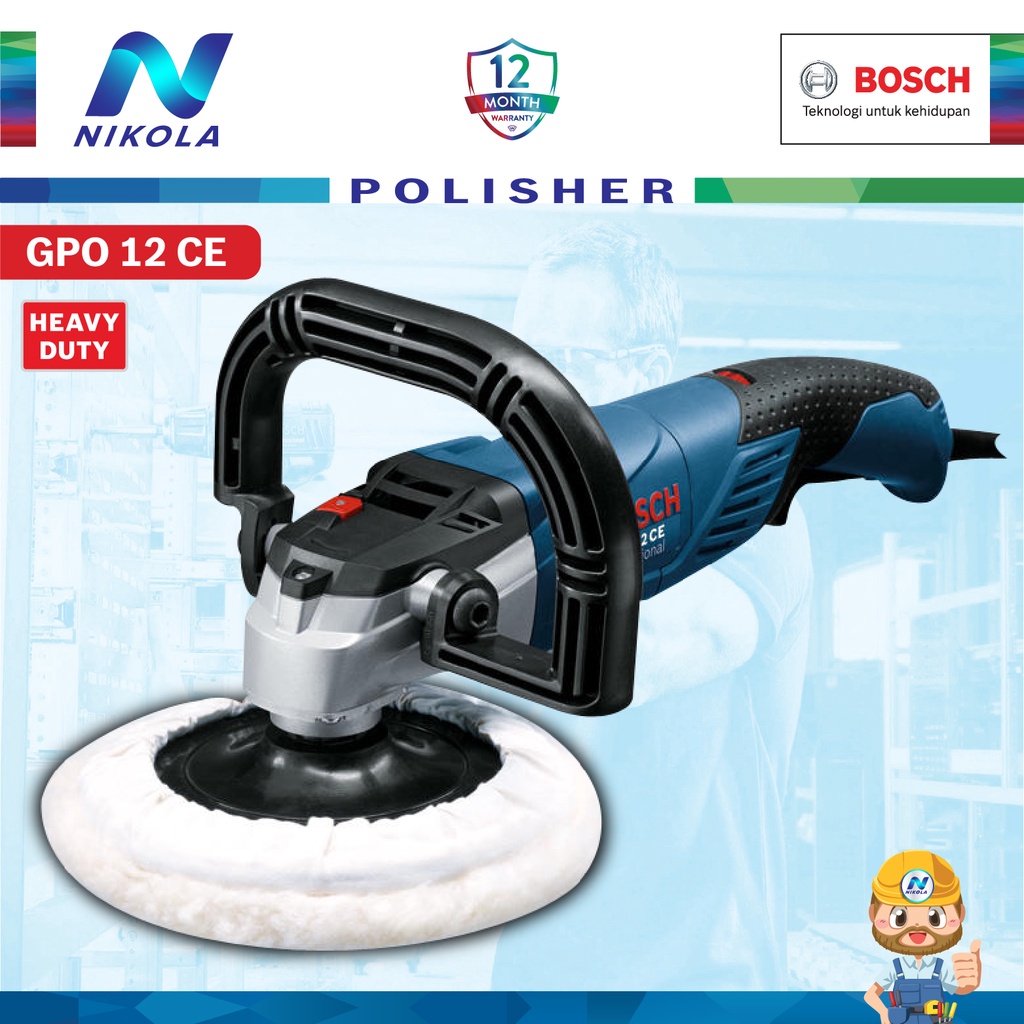 Bosch GPO 12 CE Polisher - Mesin Poles Mobil Profesional