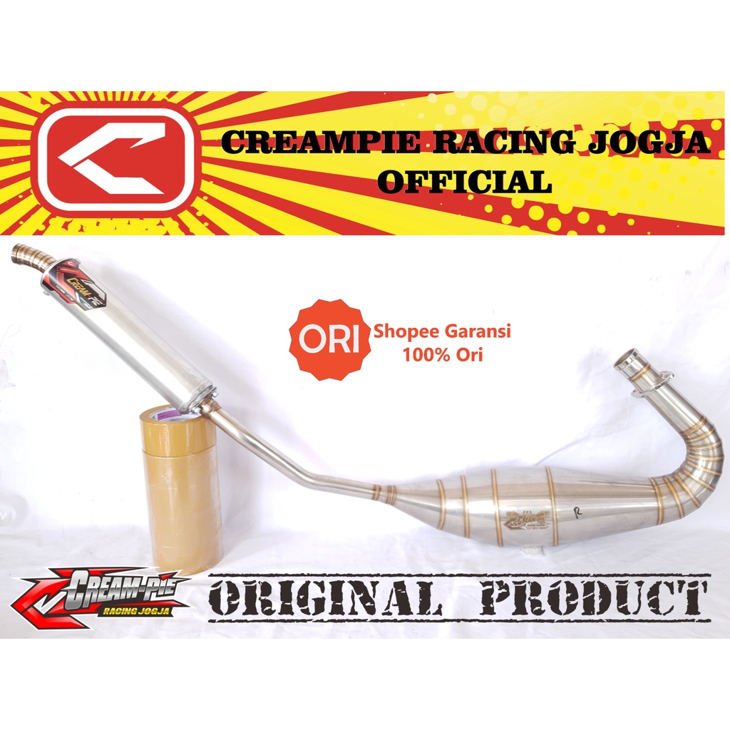 Knalpot Creampie Ninja Zz1 Kobra Stainless Original ASLI Jogja