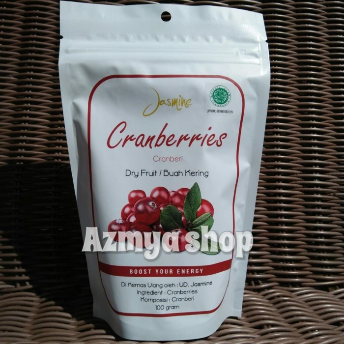 

Buah Kering - Jasmine Cranberries Dry Fruit-Buah Kering Cranberi 100Gr