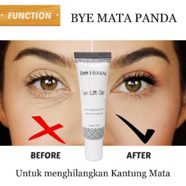 Bio Herbal Eye Lift Gel/bioherbal gel penghilang kantong mata